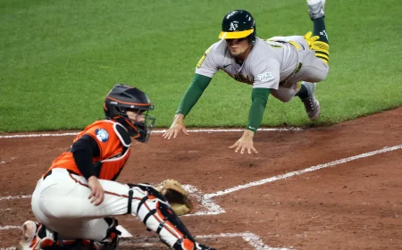 Athletics Vs Orioles Opens Baltimore Series With AL West Leaders