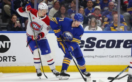 Canadien bousculé à Buffalo avant le deuxième match — Alignement Canadiens