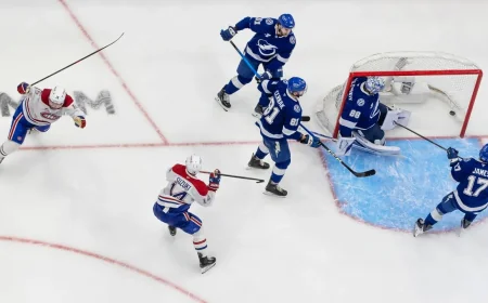 Newhook scores Game 7 winner as Canadiens beat Lightning 2-1