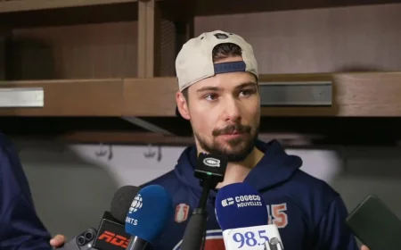 Alex Newhook Readies Canadiens for Sabres on May 6, 2026