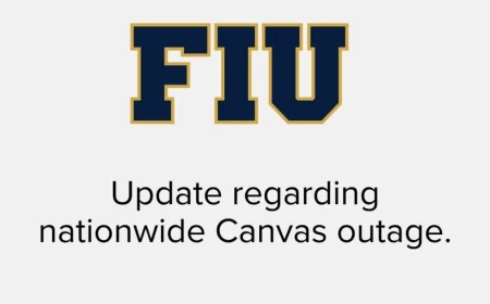 FIU Restores Canvas by 9 a.m. Saturday After Cybersecurity Incident — Is Canvas Still Down