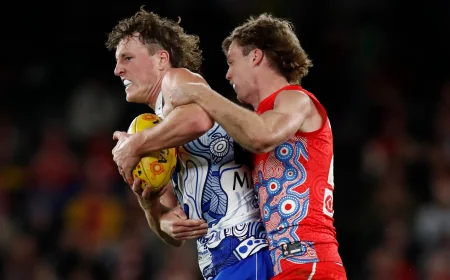 George Wardlaw Returns as North Melbourne Vs Sydney Starts at Marvel Stadium