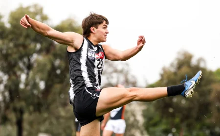 Charlie West Kicks Four in Geelong Vs Collingwood Loss