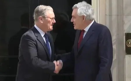 Gordon Brown Named Global Finance Envoy by Keir Starmer