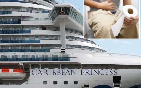 Princess Cruises Reports 115 Sick on Caribbean Princess Norovirus Cruise Ship