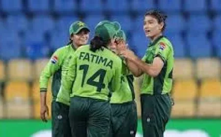 Fatima Sana Guides Pakistan Past Zimbabwe by 168 Runs — Zimbabwe Women Vs Pakistan Women