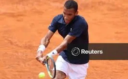Félix Auger-aliassime set for Mariano Navone in Rome's second round