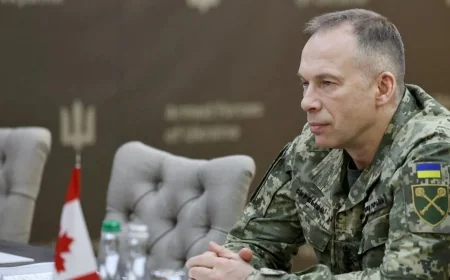 Syrskyi Says Russia Concentrates 106,000 Troops on Pokrovsk