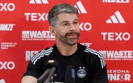 Jim Goodwin Makes 3 Changes for Aberdeen Vs Dundee United