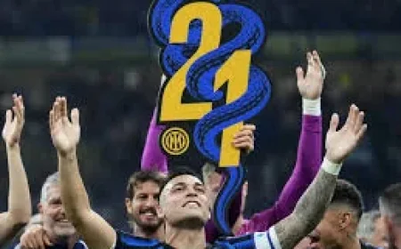Inter Seal 21st Scudetto Before Lazio Vs Inter in Rome