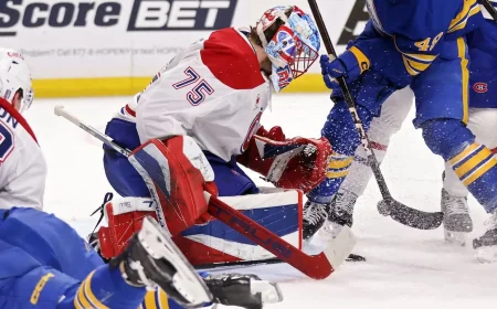 Newhook mène le Canadien à 5-1 à Buffalo — Hockey Sur Glace