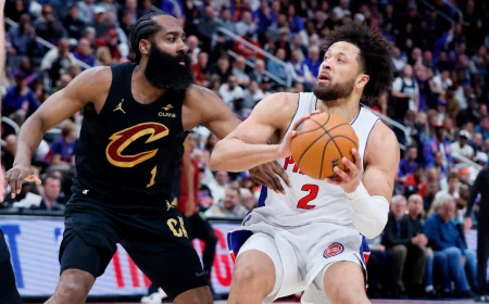 Cavs Vs Pistons In Cleveland Leaves Series Pressure On Detroit After Mitchell’s Game 3 Surge