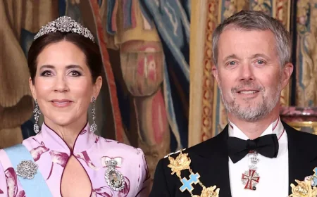 Queen Mary Of Denmark Debuts Bracelet Tiara At 80th Gala