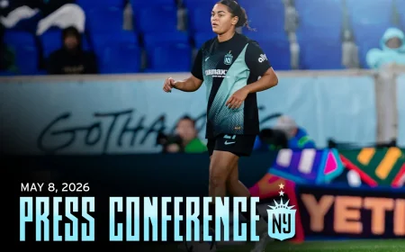 Gotham Fc Hosts Bay FC at Sports Illustrated Stadium on May 9