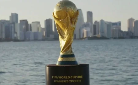 Telemundo Center Hosts FIFA World Cup Trophy in Miami