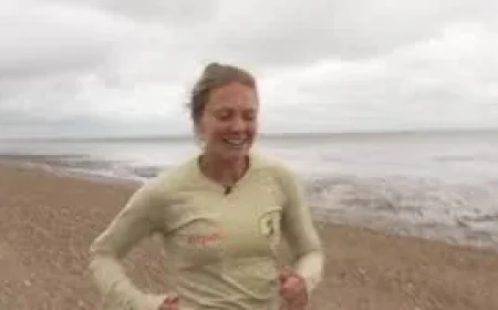 Megan Boxall Sets 200 Marathons in 204 Days on Coast Run