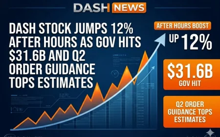 Doordash Posts 42-Cent Q1 Beat as GOV Hits $31.6 Billion