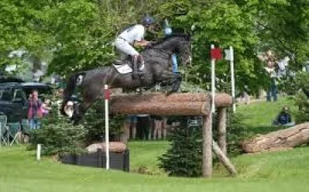 Harry Meade Falls at Badminton but Holds Second Overnight