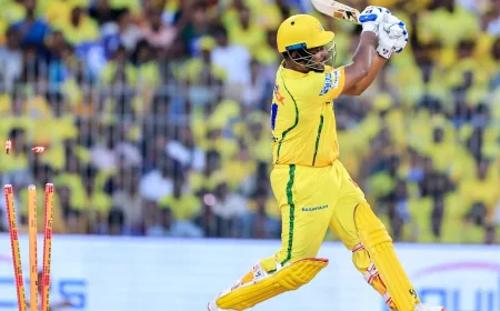 Digvesh Rathi Dismisses Sanju Samson for 28 in CSK vs LSG