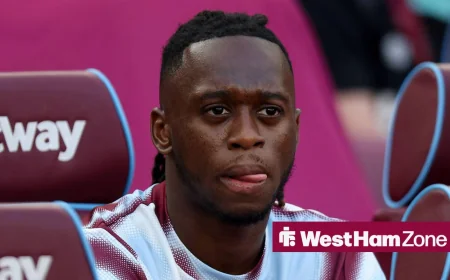 Wan Bissaka could return for West Ham against Arsenal