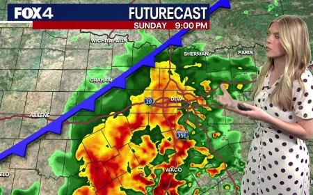 Dallas Weather: Severe storms reach Killeen-Fort Hood around midnight Sunday