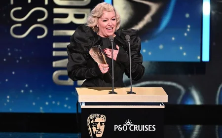 Christine Tremarco wins best supporting actress at BAFTA TV Awards