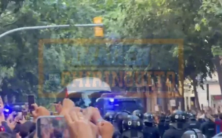 Barça Fans Damage Two Buses Before Barca Madrid Clásico