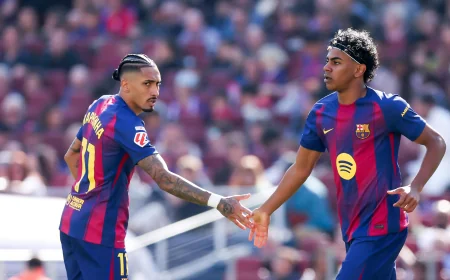 Raphinha Says He Is Not Lamine Yamal Ahead of El Clásico