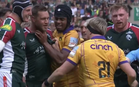 Henry Pollock Clashes With Hanro Liebenberg in 41-17 Derby
