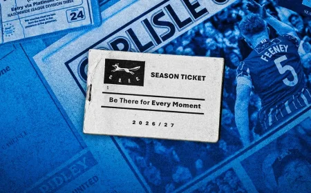 Carlisle United Pass 1,200 Season Tickets Mark for 2026/27