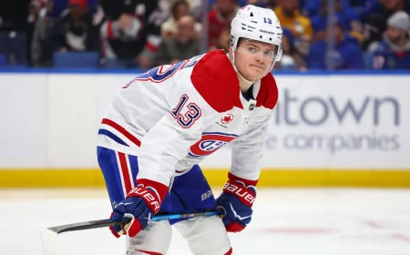 Cole Caufield Stays at 1 Goal Through 8 Playoff Games