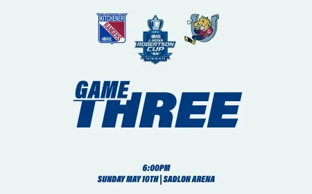 Colts Return Home for Game 3 Against Rangers at Sadlon Arena — Ohl Scores
