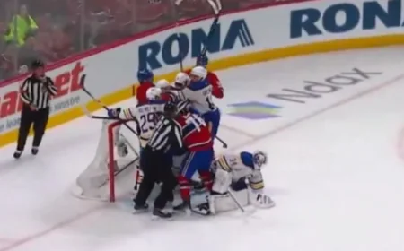 Zachary Bolduc Draws 4-Minute Penalty After Sabres Collision