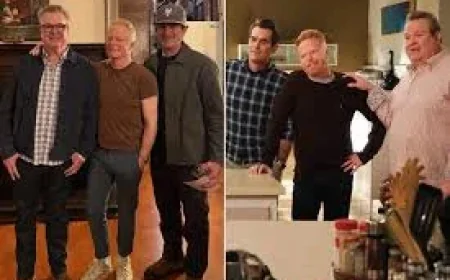 Eric Stonestreet Reunites Jesse Tyler Ferguson at Tru Backstage
