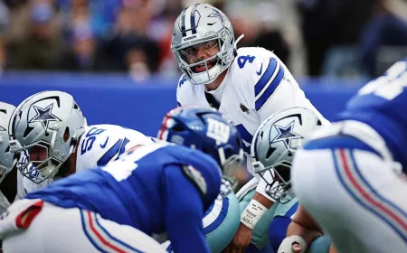 Cowboys Open 2026 At Giants — Ny Giants Schedule 2026
