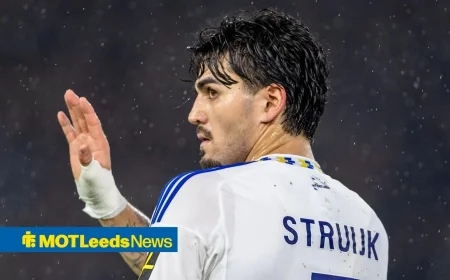 Leeds United Hold Pascal Struijk After Late August 2025 Offer