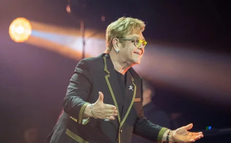 Elton John Canadian Accepts 15th Glenn Gould Prize in Toronto
