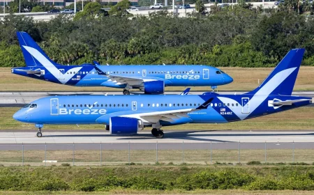 Breeze Airways Adds 5 Routes, Lifting Breeze Airways International Routes 2026