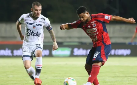 Didier Moreno leads Medellín - Fortaleza to 1-0 win