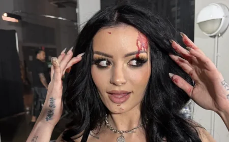 Paige Wwe Left Busted Open After Nia Jax Mic Shot