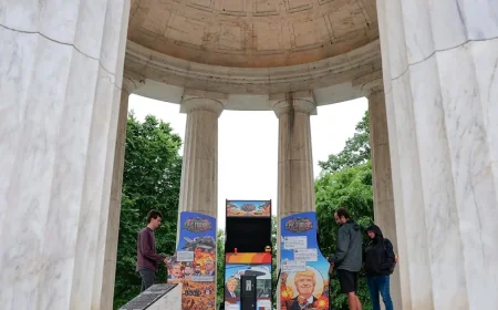 Artists unveil 3 arcade games at D.C. memorial — Operation Epic Furious