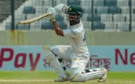 Abdullah Fazal joins Pakistan's twin-fifty Test debut club