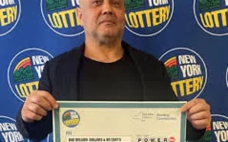 Jamshed Qodirov Claims $1 Million New York Lottery Powerball Prize