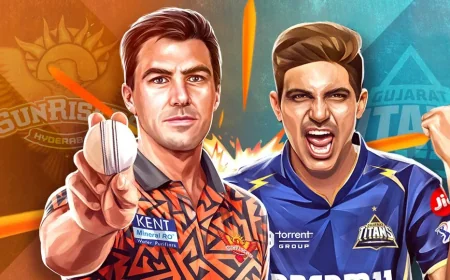Gill Leads Gt Vs Srh Clash With No. 1 on the Line