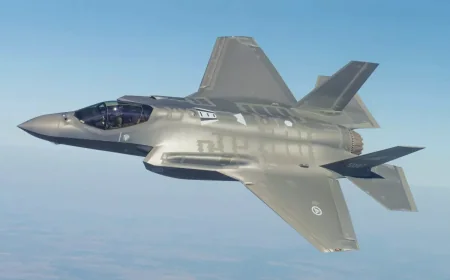 United States Air Force F-35 Sends 7700 Near Strait of Hormuz