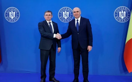 Mircea Abrudean meets Igor Grosu in Bucharest on Moldova EU bid