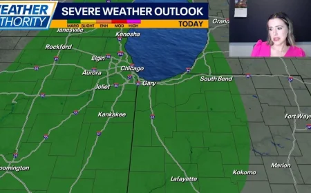Kylee Miller Tracks Rain in Chicago Area Tuesday — Weather Chicago