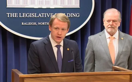 Hall, Berger unveil 8% teacher raise in Nc Budget Deal