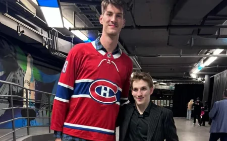 Lane Hutson Olivier Rioux photo stuns after Canadiens’ Game 3 win