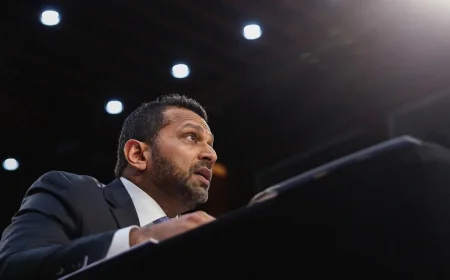 Patel Faces Senate Questions on Drinking Claims, Politics — Kash Patel Fbi Director